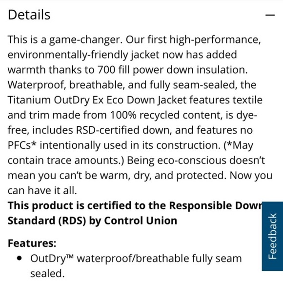 Columbia outdry 700fill down puff jacket - Picture 3 of 12